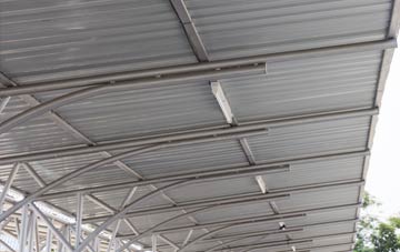 installing Castell Y Bwch metal roofing